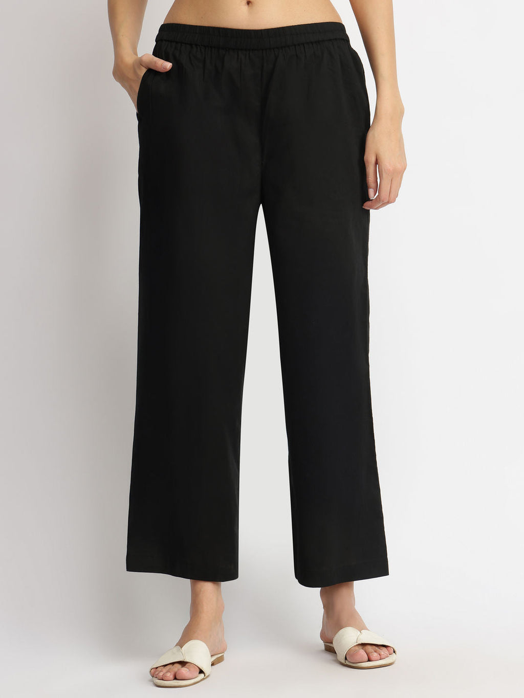 Black Cotton Bandhani Print Co-Ord (Set of 2)